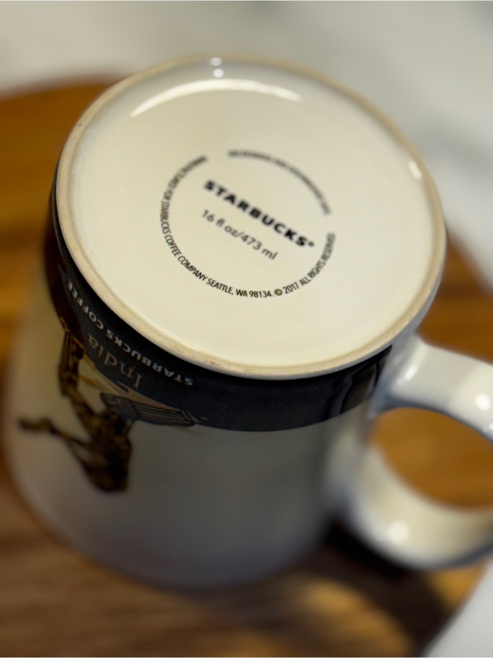Starbucks India City Mug 2015 16 oz Coffee Cup City Collector Series - Picture 4 of 4